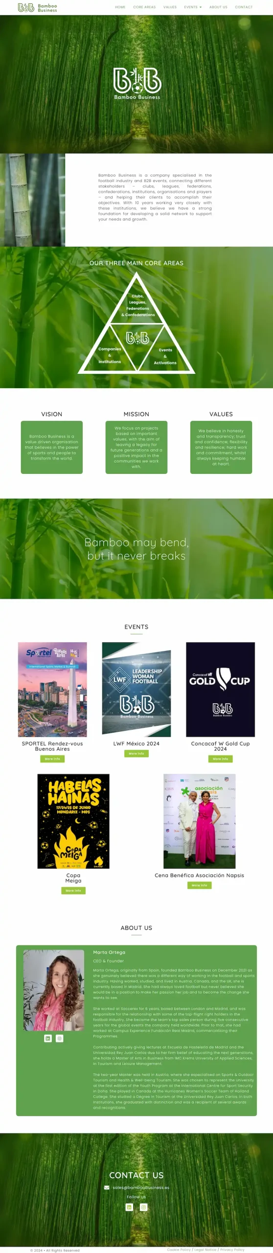 Bamboo Business sitio web