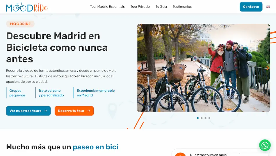 Portada web moodride