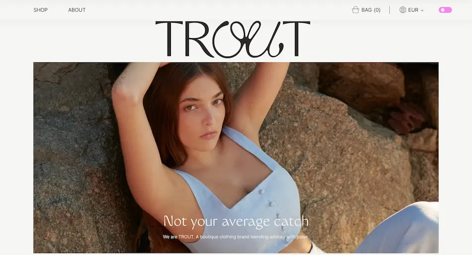 Portada web Trout